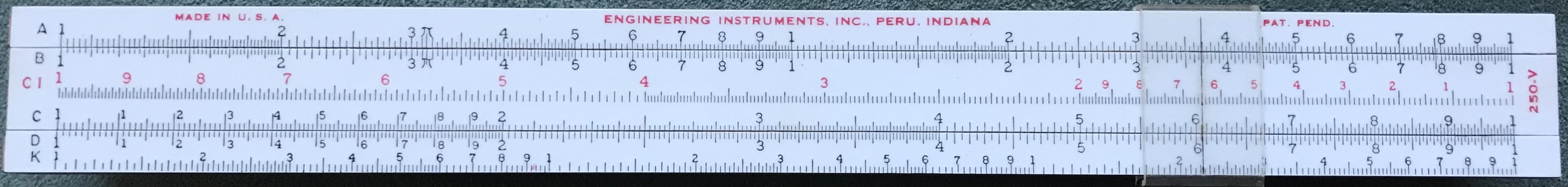 Engineering Instruments, Peru, Indiana, 250-V.