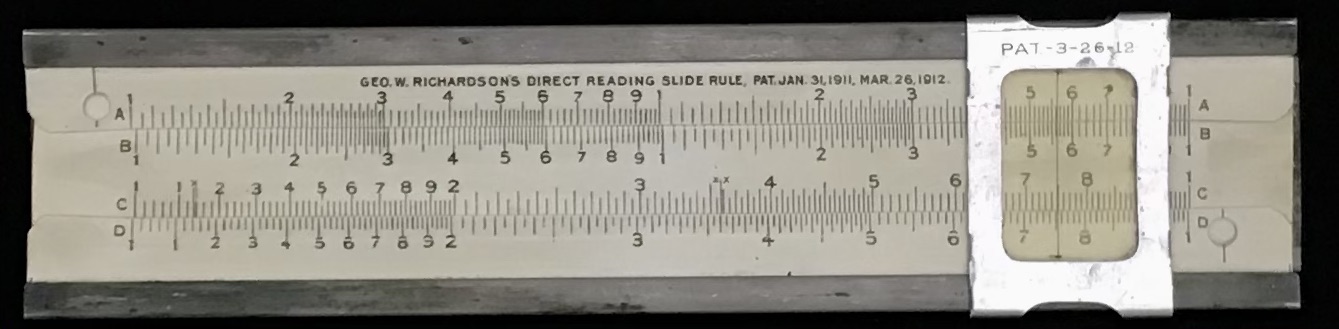Richardson Direct-Reading Pocket Rule