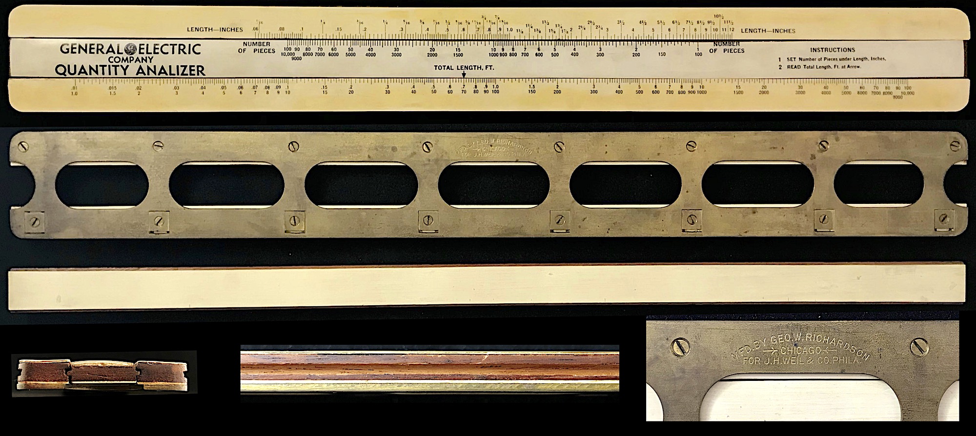 The General Electric Co. Quantity Analizer, a re-purposed (c. 1951) Richardson/Weil Model of 1917